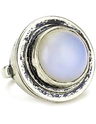 Low Luv by Erin Wasson Circle MoonStone Ring
