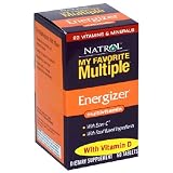 Natrol My Favorite Multiple, Energizer Multivitamin with Vitamin D, Tablets, 60 tablets (Pack of 3)