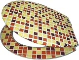 Puregadgets puregadgets the coffee mosaic bathroom wc luxury toilet seat mos3