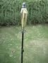 72 Inch Champange Luster Glass Outdoor Garden Tiki Torch