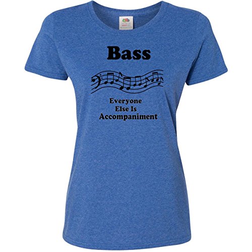 Inktastic Funny Bass Singer Women's T-Shirt XX-Large Retro Heather Royal
