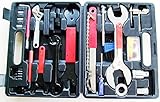 Kenli Multifunctional 44 Piece Bicycle Bike Maintenance Repair Tool Set Kit with Compact Carry Box for All Bike Types