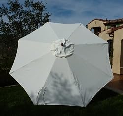 Replacement Umbrella Canopy for 9ft 8 Ribs Natural (Canopy Only)