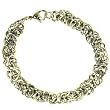 Ladies Bracelet Stainless Steel Byzantine Design 6.5" Bucasi Ladies Bracelet Stainless Steel Byzantine Design 6.5" Bucasi