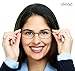 Reading Glasses 1.0 For Women & Man By See 626 - Alphareader 3 Pairs Value Packed Metal Readers- Unisex Reading Glasses - Black, Gray, Gold Reading Glasses
