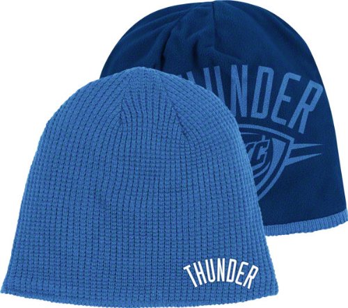 NBA Men's Reversible Knit Hat - Ke82Z, Oklahoma City Thunder, One Size