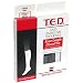 T.E.D. Anti-Embolism Stockings, Medium Regular, Black, Knee Length, Closed Toe, 1 Pair
