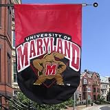 Custom Decor University Of Maryland Team Large Flag
