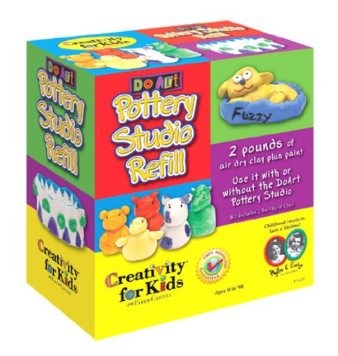 Childrens Toyshop  Toys : Clay Refill From Faber-Castell Can Be Used With Or Without Their Pottery Studio Kit!