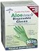 Medline AloeTouch Latex Exam Glove, One Size Fits All, 24 Boxes of 50 Gloves (1200 Gl...