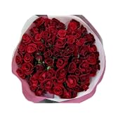ローテローゼ　【赤】　50本　◆バラの花束◆　