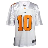 Adidas Tennessee Volunteers #10 White Replica Football Jersey