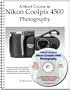 A Short Course in Nikon Coolpix 4500 Photography Book/eBook
