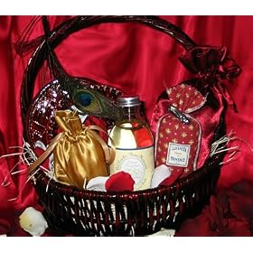 Scent of a Woman Romantic Gift Basket with Free Gift