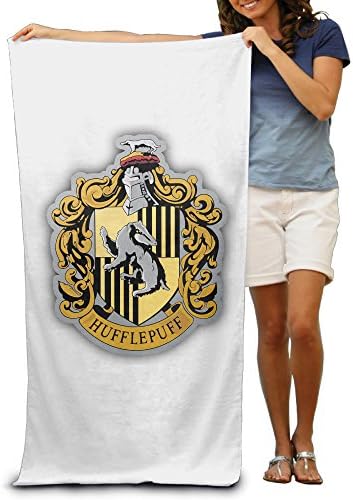 Flyokk Brave Boy HP Hufflepuff Beach Towel For Adults / 31.5'' X 51.2''