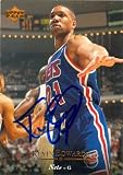 Kevin Edwards Autographed/Hand Signed Basketball Card (New Jersey Nets) 1995 Upper Deck #88