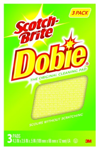 Scotch-Brite Dobie All-purpose Pads, 3-Count (Pack of 8)