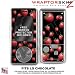 Strawberries On Black WraptorSkinz Skin for LG Chocolate vx8500 phones by TuneTattoozTM