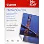 Canon Borderless Photo Paper Pro 8.5x11, 30 Sheets (1029A028)