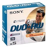 Sony DVD+RW 8CM double side 5er Pack