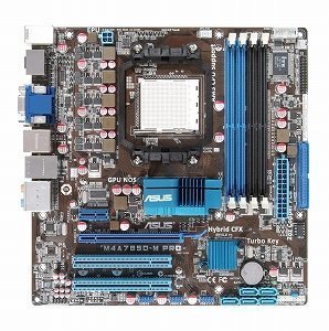 ASUSTek マザーボード AMD SocketAM3/DDR2メモリ対応 M-ATX M4A785D-M PRO