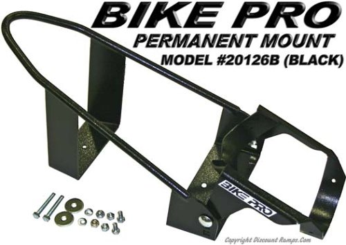Black Permanent Bike Pro Wheel Chock
