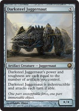 Magic: the Gathering - Darksteel Juggernaut - Scars of Mirrodin On Sale