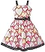 2015 Baby Girls Flower Sleeveless Braces Skirt Sundress Kids One-piece Summer Dress