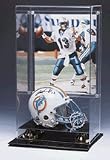 Mini Football Helmet and 8 x 10 Photograph Display Case