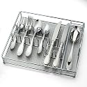 Evanston 45-pc. Flatware Set with Bonus Serving Set and Caddy