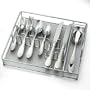 Home Evanston 45-pc. Flatware Set with Bonus Serving Set and Caddy