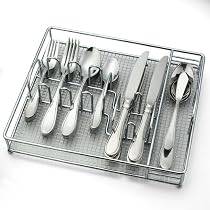 Evanston 45-pc. Flatware Set with Bonus Serving Set and Caddy
