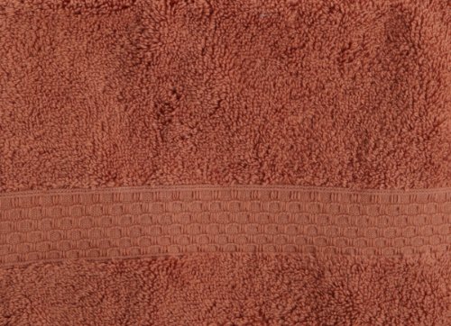 Kassatex combed long staple Turkish Cotton from our Elegance Collection 6-Piece Solid Towel Set, Cayenne