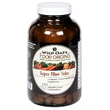 Wild Oats Food Origins Super Fiber Supplement Tablets, 250-Count Bottles (Pack of 2)