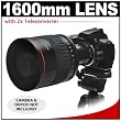 Vivitar 800mm f/8.0 Series 1 Multi-Coated Mirror Lens with 2x Teleconverter (=1600mm) for Panasonic / Olympus Evolt E-30, E-300, E-330, E-410, E-420, E-450, E-500, E-510, E-520, E-600, E-620, E-1, E-3 Digital SLR Cameras