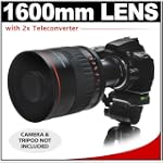Vivitar 800mm f/8.0 Series 1 Multi-Coated Mirror Lens with 2x Teleconverter (=1600mm) for Panasonic / Olympus Evolt E-30, E-300, E-330, E-410, E-420, E-450, E-500, E-510, E-520, E-600, E-620, E-1, E-3 Digital SLR Cameras