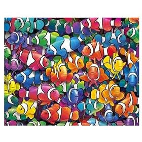 Visual Echo 3D Effect Clownfish 3D Mini Lenticular Puzzle 35pc