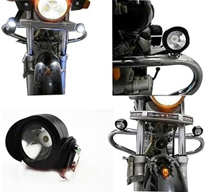 2 x Elecsonix Super Bright 12W Motorcycle Car Truck LED Work Daylight Spot Light Head Light