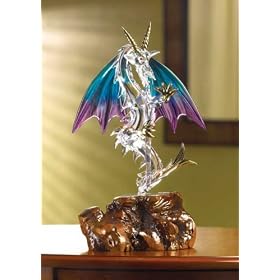 GLASS DRAGON FIGURINE