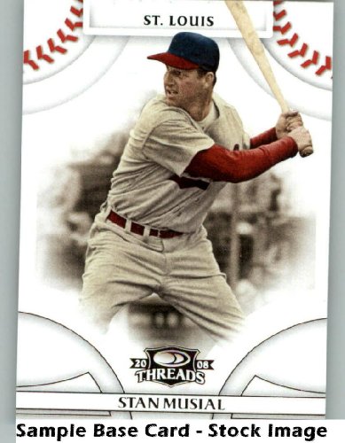 2008 Donruss Threads Baseball Card - Stan Musial St. Louis Cardinals Mint Condition - Shipped In Protective ScrewDown Display Case!