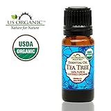 US Organic 100% Pure Tea Tree Essential Oil - USDA Certified Organic - 10 ml