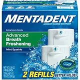 Mentadent Advanced Cleaning Fluoride Toothpaste Refill-10.5 oz, Twin Pack