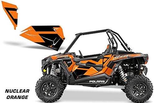 Polaris RZR 1000 & 900S/XC Lower-Door Graphics - OEM Nuclear Orange