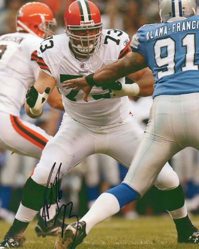 Cleveland Browns JOE THOMAS Signed Autographed 8x10 Photo COA