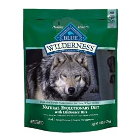 Blue Buffalo Wilderness Grain Free Dry Dog Food, Duck Recipe, 4.5-Pound Bag