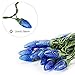 [Commercial Grade]Outdoor Blue Led Christmas Lights,13 Ft 25 C7 Bulb,Indoor Decorative Xmas Tree Lights,Wedding Party Garden Holiday Halloween Festive Mood Lighting to Bright Your Home Up-MAXINDA