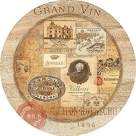 Set of Four Wine Labels Coasters - Style TS2117 by Thirstystone