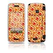 Skully Orange Design Protective Skin Decal Sticker for LG Voyager VX10K VX10000 Cell Phone