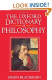 The Oxford Dictionary of Philosophy