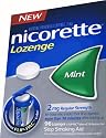 New Nicorette Nicotine Lozenges 2mg MINT flavor BONUS Pak 96 ea (33% more than 72) commit to quit 72 + 24 bonus = 96 Lozenges